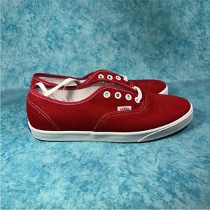 Vans Authentic Lo Pro Women’s Suede Low Top Shoes Sneakers Size 8.5